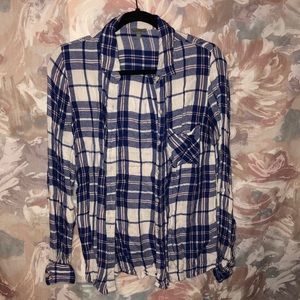 Charlotte Russe Blue Flannel